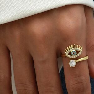 Evil eye ring A1429